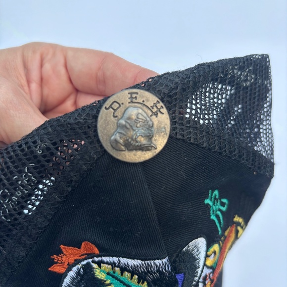 Ed Hardy Embroidered Screaming Tiger Cap-unisex - Picture 4 of 11